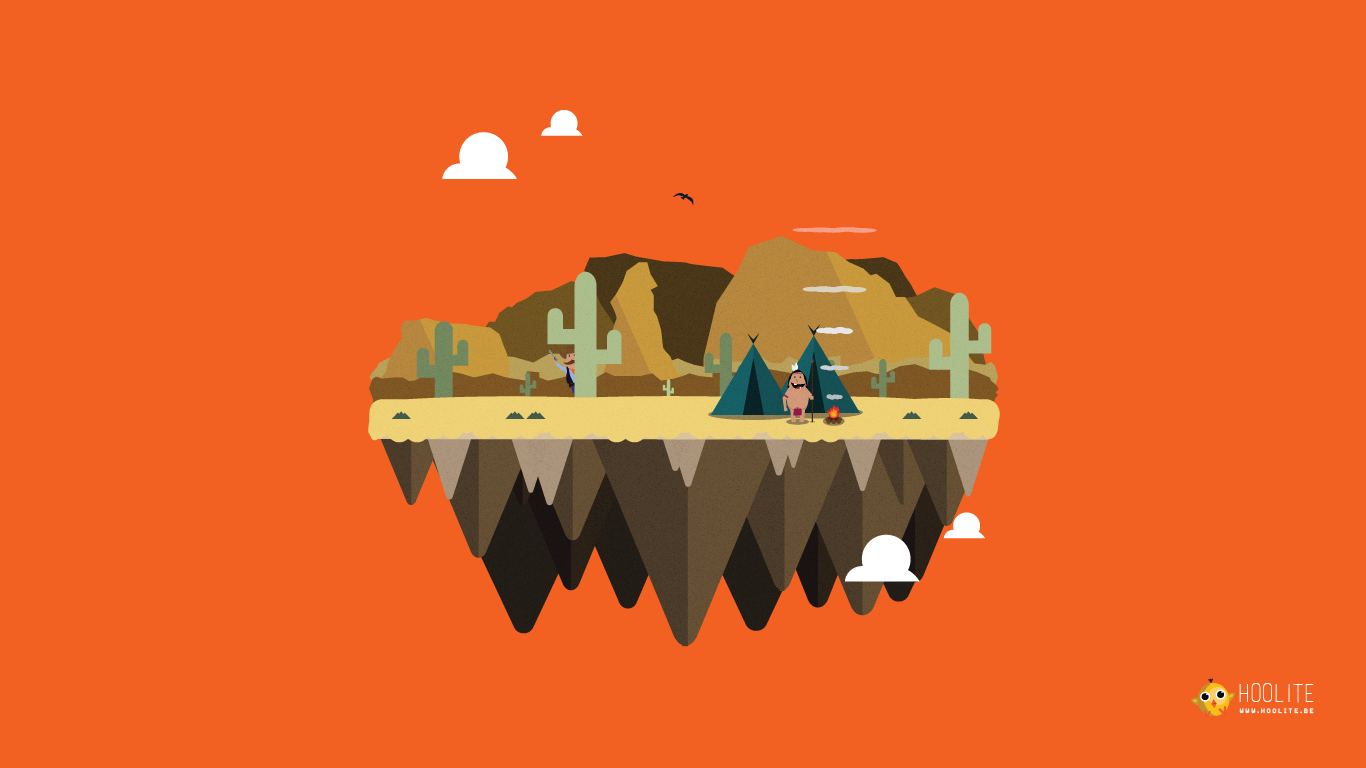 1366x768 Free Wallpaper Vector Island Native American