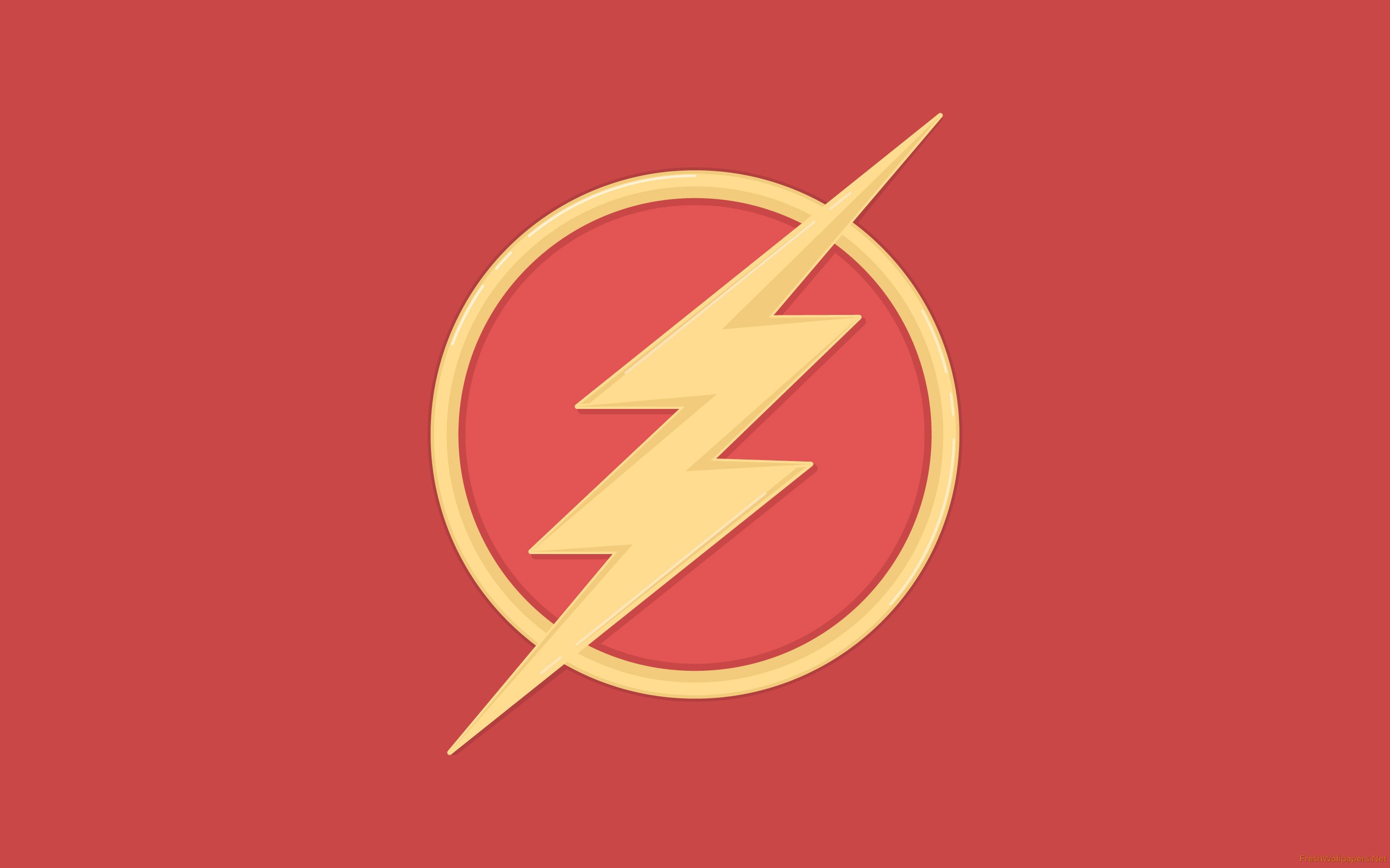2880x1800 The Flash Logo Vector Wallpapers Freshwallpapers