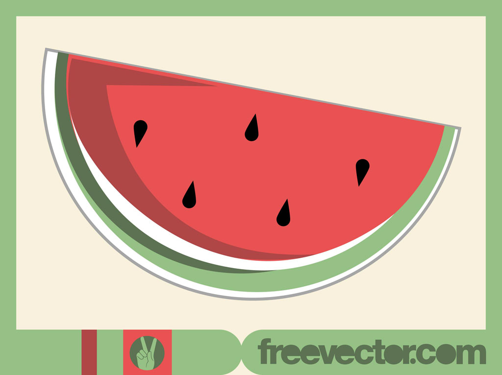 1024x765 Watermelon Sticker Vector Art Graphics