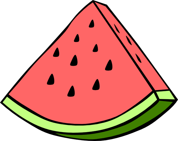 600x476 Watermelon Wedge Clip Art