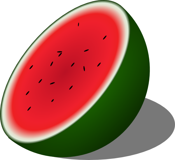 600x549 Watermelon Clip Art