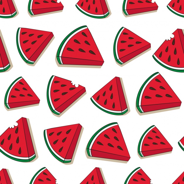 626x626 Watermelon Pattern Design Vector Free Download