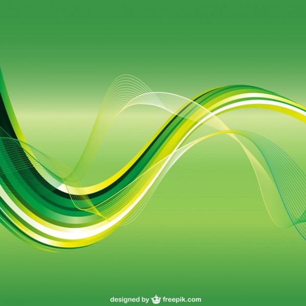 600x600 Green Vector Waves Background Free Vectors Ui Download