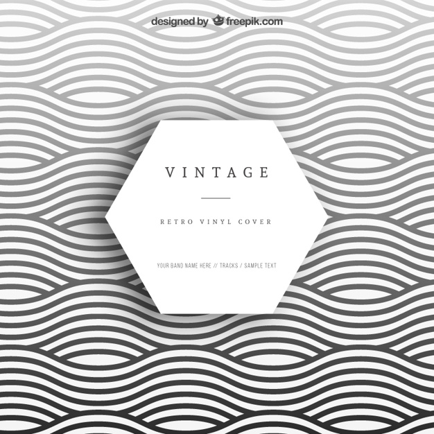 626x626 Wavy Vinyl Cover Vector Free Download