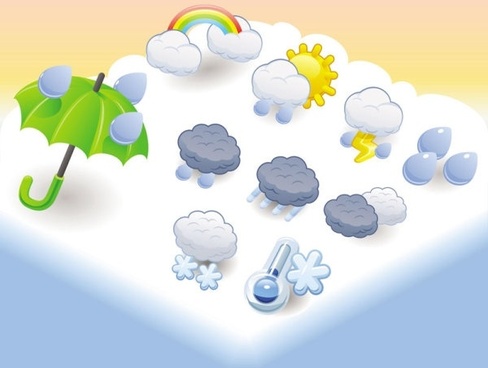 488x368 Free Vector Weather Icons Free Vector Download
