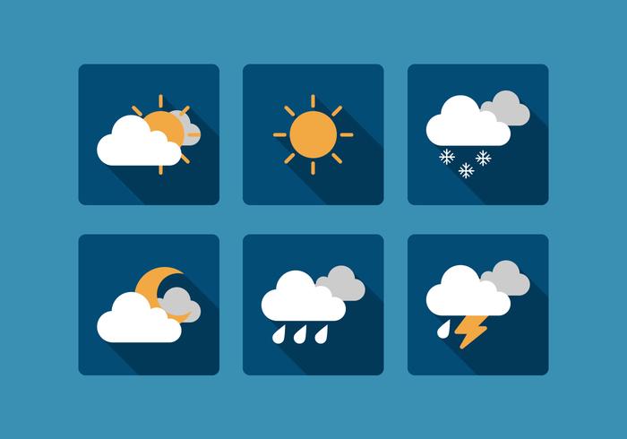 700x490 Weather Icons Free Vector Art