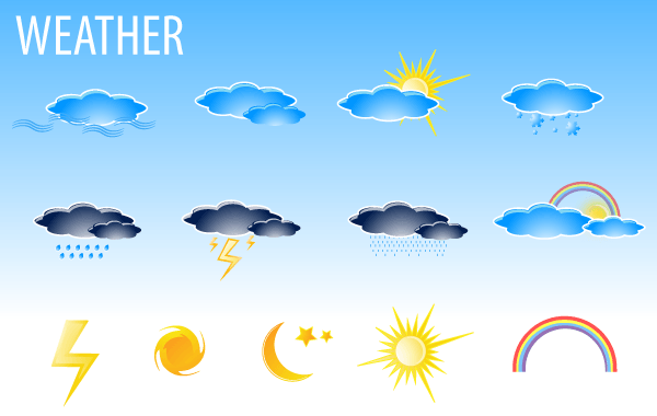 600x380 Free Vector Weather Icons Free Download