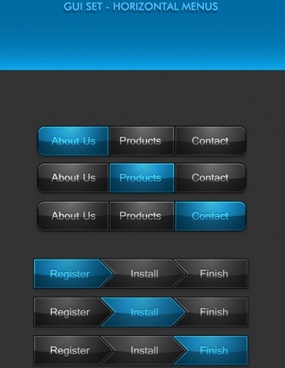 285x368 Free Download Vector Web Buttons Free Vector Download