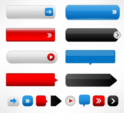 405x368 Vector Rectangle Button Free Vector Download