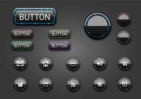 286x200 Buttons Free Vector Art
