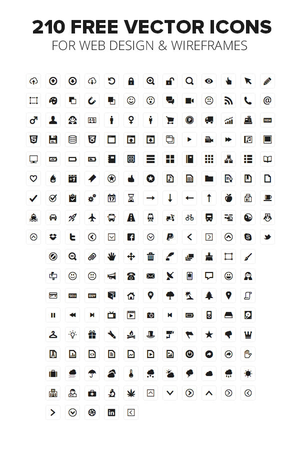 600x900 Free Vector Wireframe Icons Including Illustrator Ui Icons