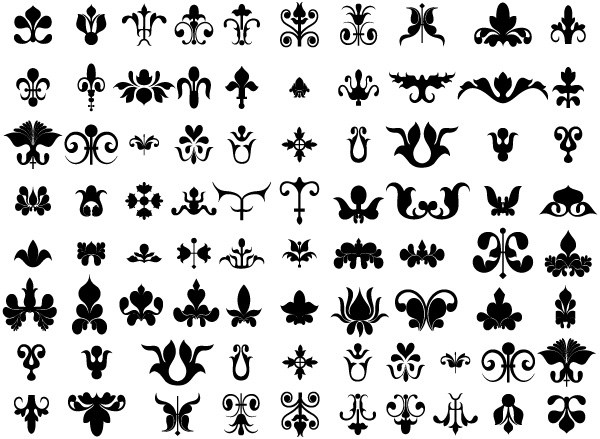 600x439 Vintage Victorian Designs Vectors, Brushes, Png, Shapes Picture