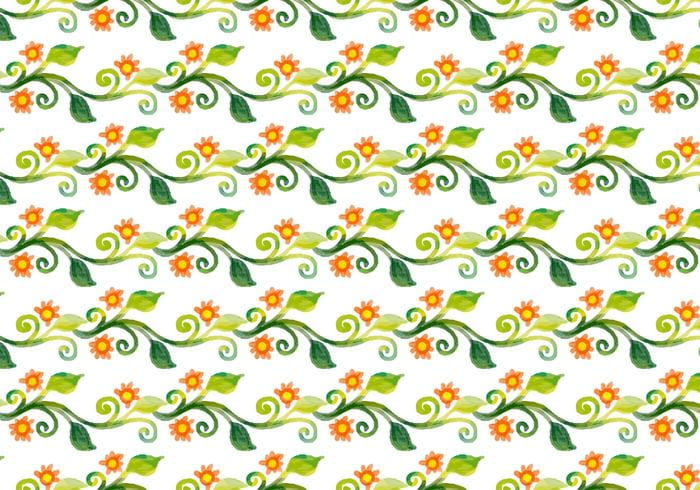 Free Vector Watercolor Floral Vine Background Free 700x490 Free Vector Watercolor Floral Vine Background Free