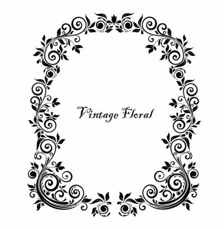 Free Vintage Floral Frames Clipart And Vector Graphics 456x466 Free Vintage Floral Frames Clipart And Vector Graphics