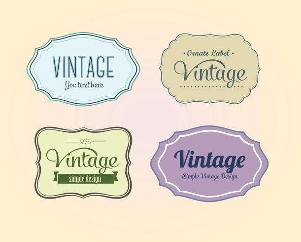 Free Vintage Vector Labels 611x490 Free Vintage Vector Labels