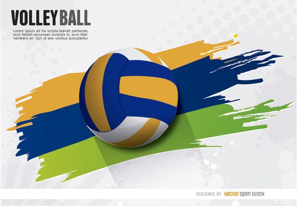 600x417 Volleyball Vectors Download Free Vector Art Graphics