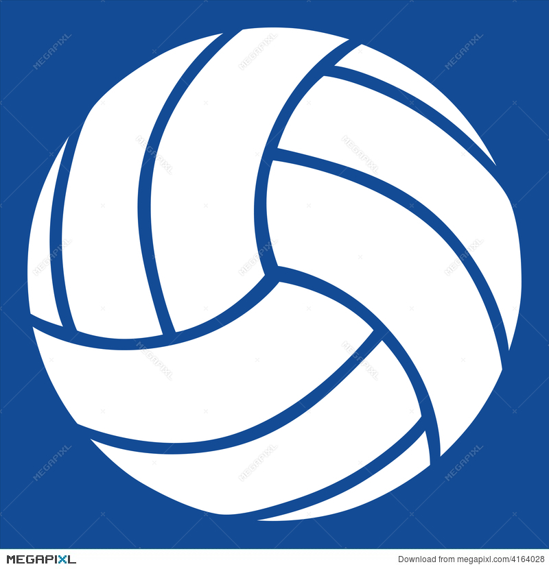 800x830 Volleyball Vector Illustration