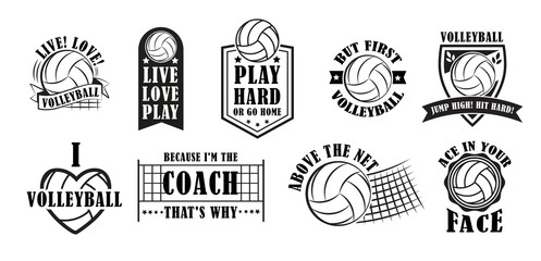 497x240 Volleyball Vector Photos, Royalty Free Images, Graphics, Vectors