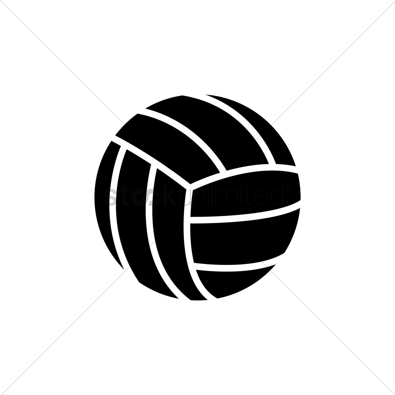 1300x1300 Free Volleyball Vector Image