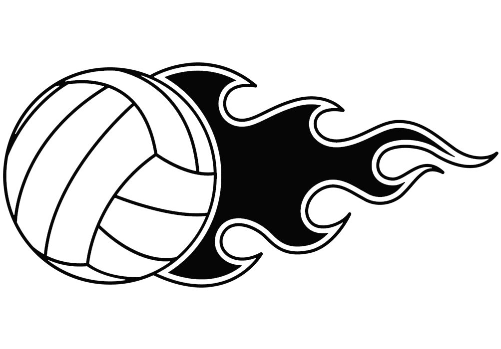 1003x700 Volleyball Clipart Illustration For Free Download And Use Images
