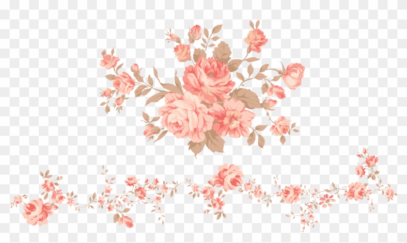 840x501 Flower Vines, Watercolor Flowers, Vector Graphics
