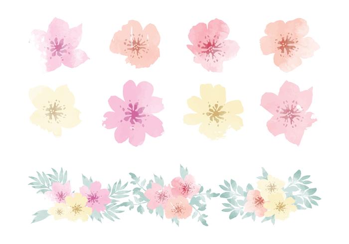 700x490 Watercolor Flower Free Vector Art Free Beautiful