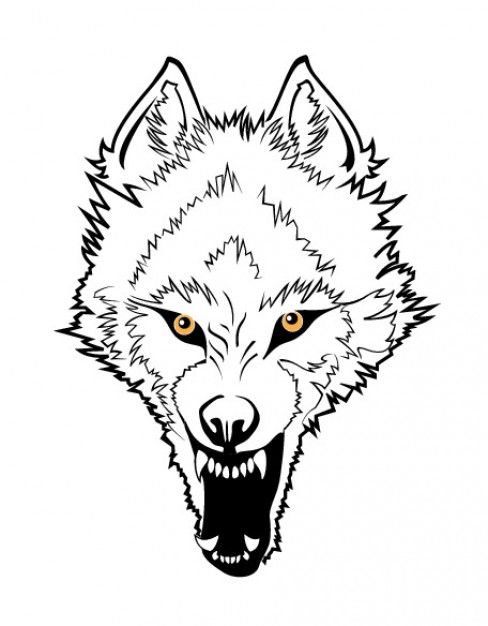 488x626 Angry Wolf Face X Graphics In Wolf Face, Angry Wolf