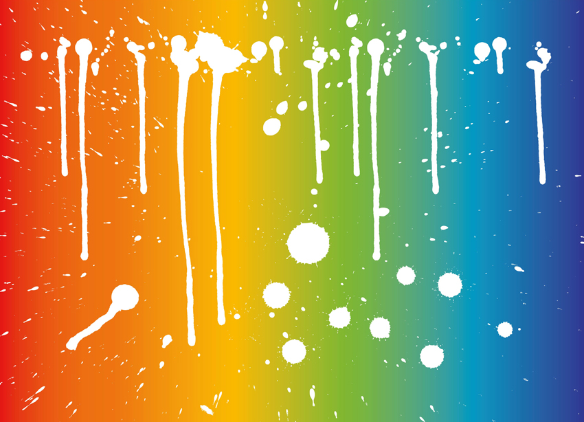 850x614 Rainbow Freedom Vector Art Graphics