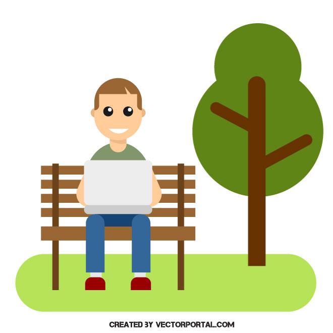 660x660 Freelance Work Concept Vector