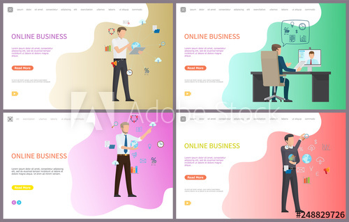 500x319 Online Business, Businessman Discussing Project With Freelancer