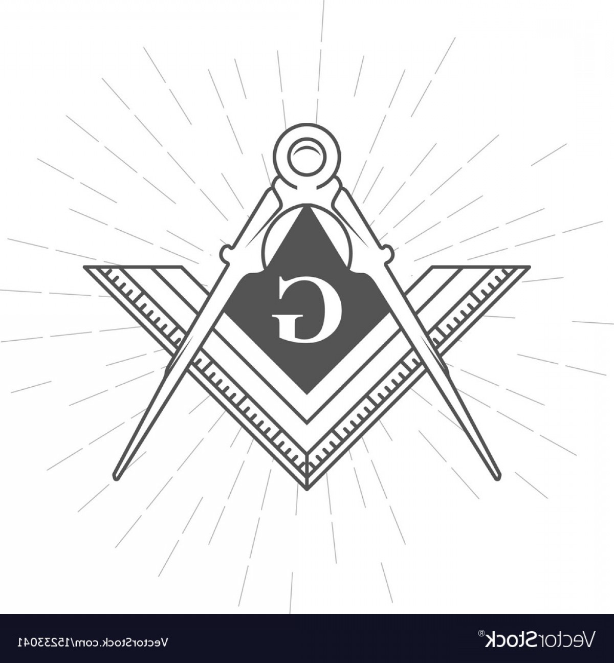 1200x1296 Freemason Symbol Illuminati Logo With Compasses Vector Studiogrfx