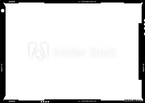 500x355 Blank Large Format Empty Film Negative Or Picture Frame,free Pics
