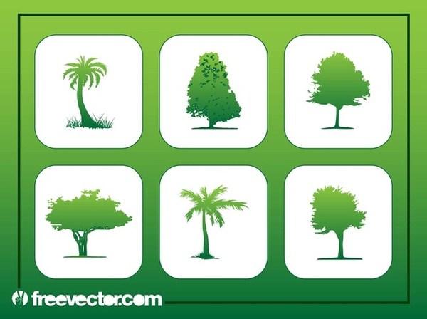 600x448 Tree Buttons Free Vector