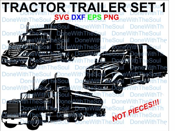 570x426 Tractor Trailer Set