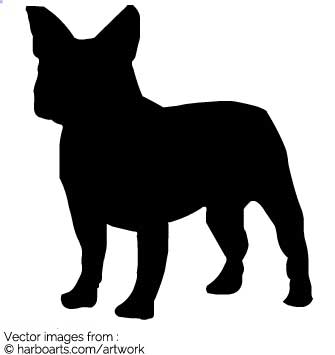 335x355 Download French Bulldog Silhouette
