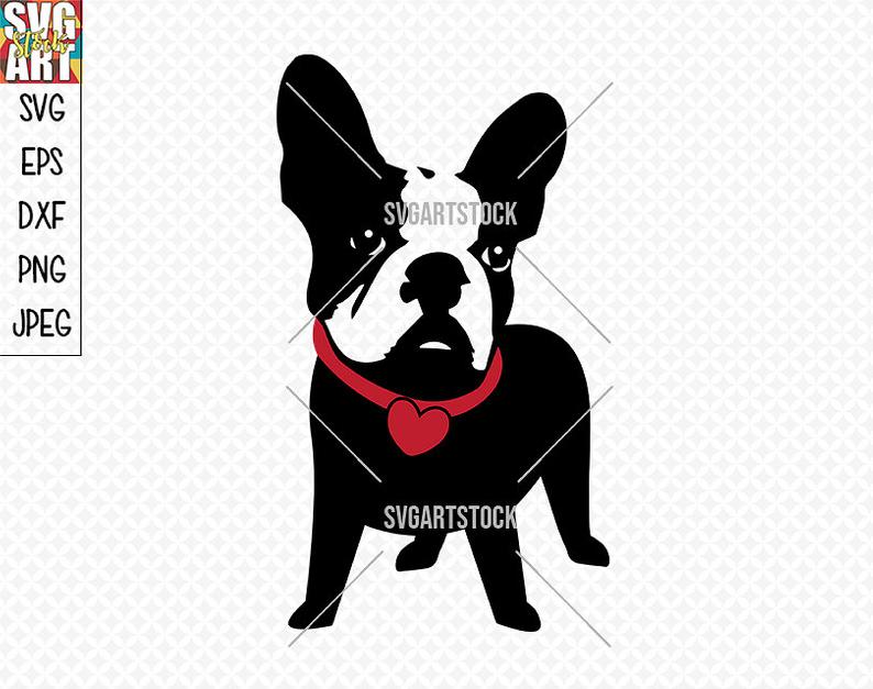 794x627 French Bulldog Vector Digital Clipart T Shirt Design Etsy