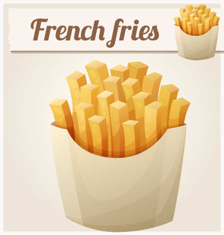 440x460 French Fries Vector Illustration Free Download