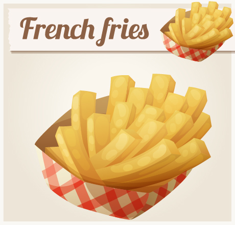 460x440 French Fries Vector Illustration Free Download