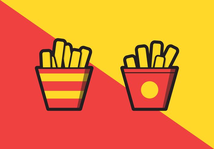 700x490 French Fries Illustration