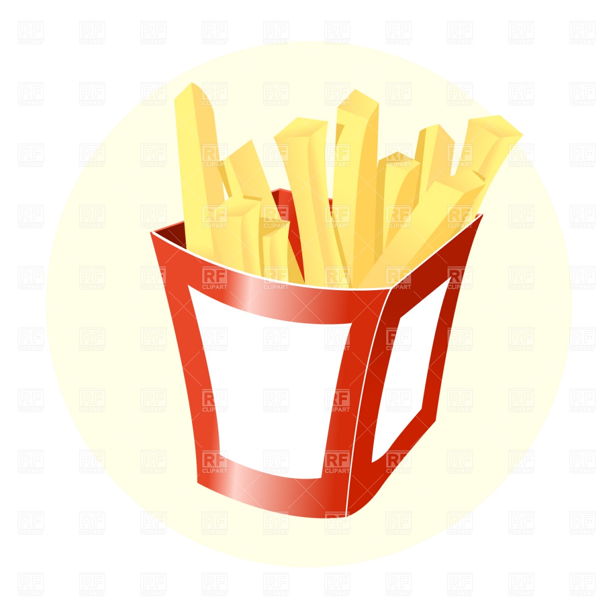 1200x1200 French Fries Vector Image Of Food And Beverages Prague