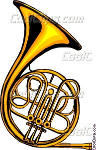 193x300 French Horn Vector Clip Art