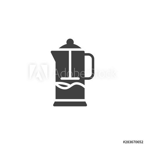 French Press Vector Icon Coffee Pot Filled Flat Sign For Mobile 500x500 French Press Vector Icon Coffee Pot Filled Flat Sign For Mobile