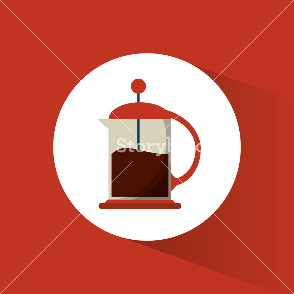 French Press Coffee Glass Vector Illustration Royalty Free 1000x1000 French Press Coffee Glass Vector Illustration Royalty Free