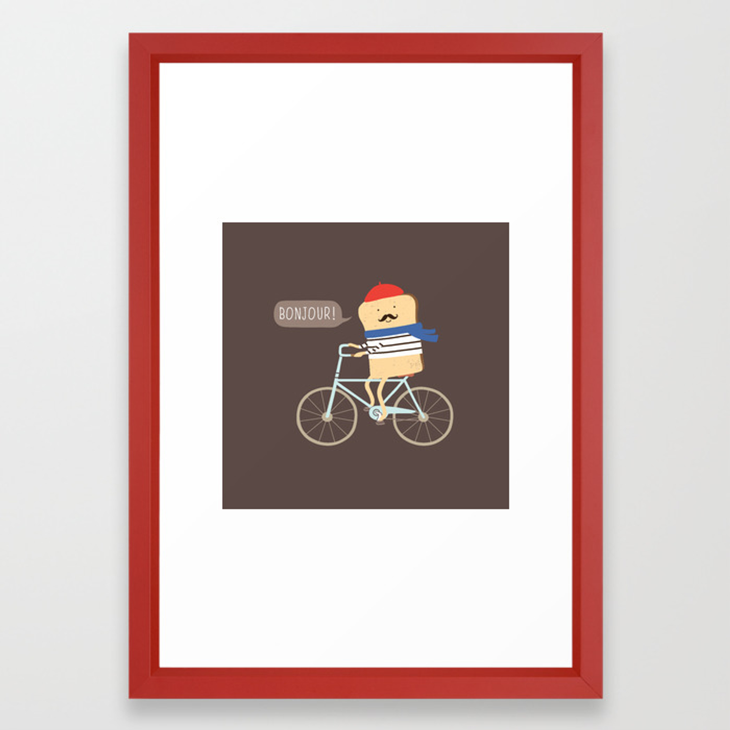 1500x1500 French Toast Framed Art Print