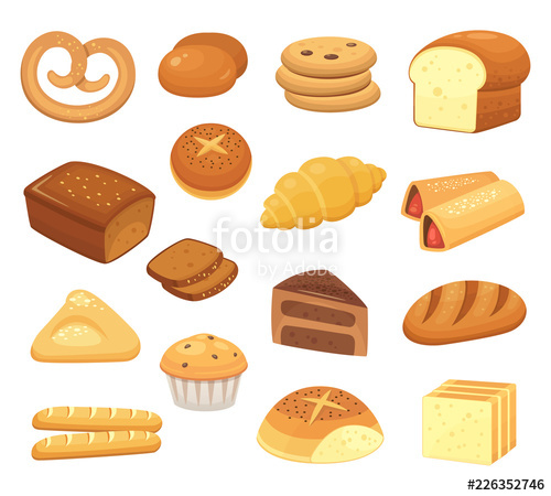 500x450 Cartoon Bread Icon Breads And Rolls French Roll, Breakfast Toast