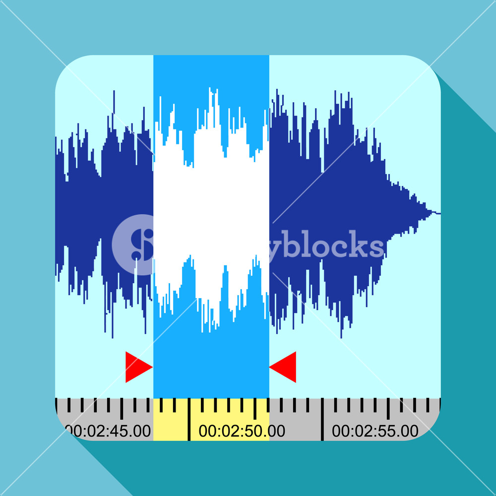 1000x1000 Music Frequency Icon Flat Illustration Of Music Frequency Vector