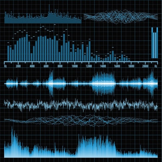 550x550 Band Music Audio Sound Frequency Vector Free Vector