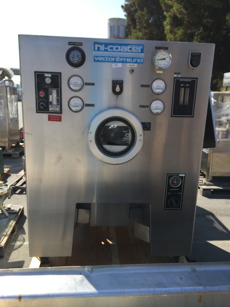 768x1024 Used Freund Vector Hi Coater Coating Pan Machinery And Equipment Co