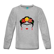 Frida Vector Kids' Premium Longsleeve Shirt Spreadshirt 190x190 Frida Vector Kids' Premium Longsleeve Shirt Spreadshirt