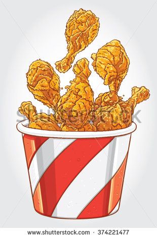310x470 Fried Chicken Vector Stock Images, Royalty Free Images Vectors